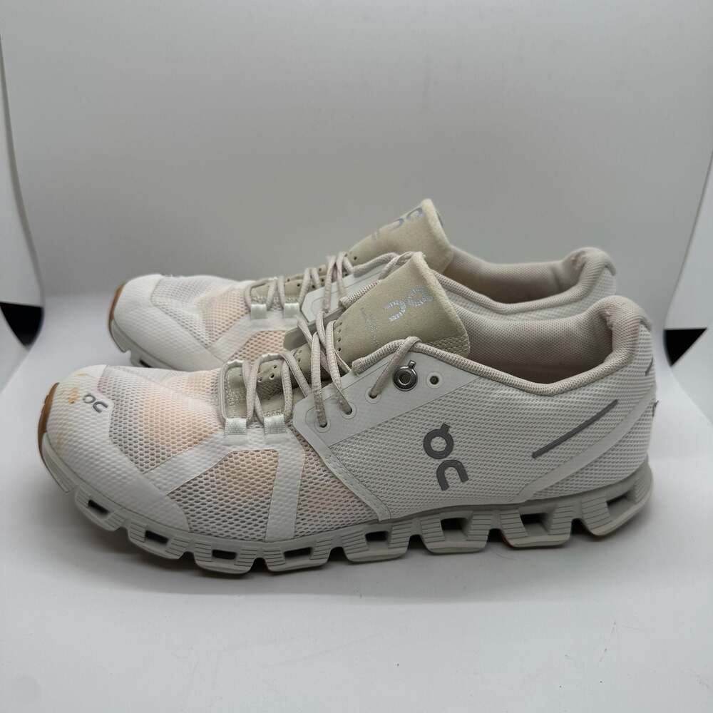 On Cloud White Sand Gum Women's Athletic Running Shoes Size US W9 / EUR 40.5